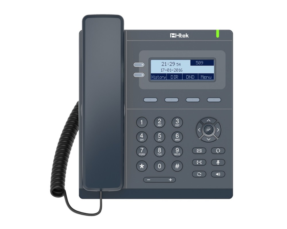 Htek UC902S - IP-телефон, 2 SIP аккаунта, HD Voice